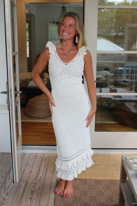 Cleobella | Crochet Maxi Dress, XS