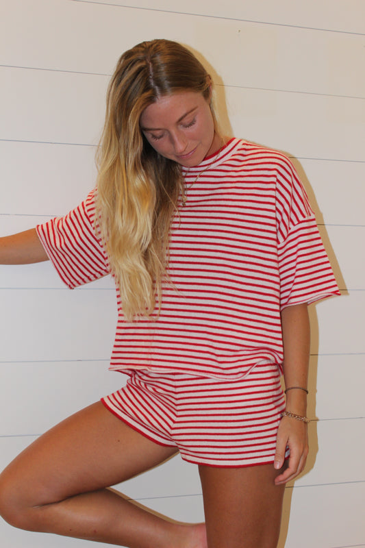 Daily Drills | Striped Cashmere 3 Piece Set, M/L