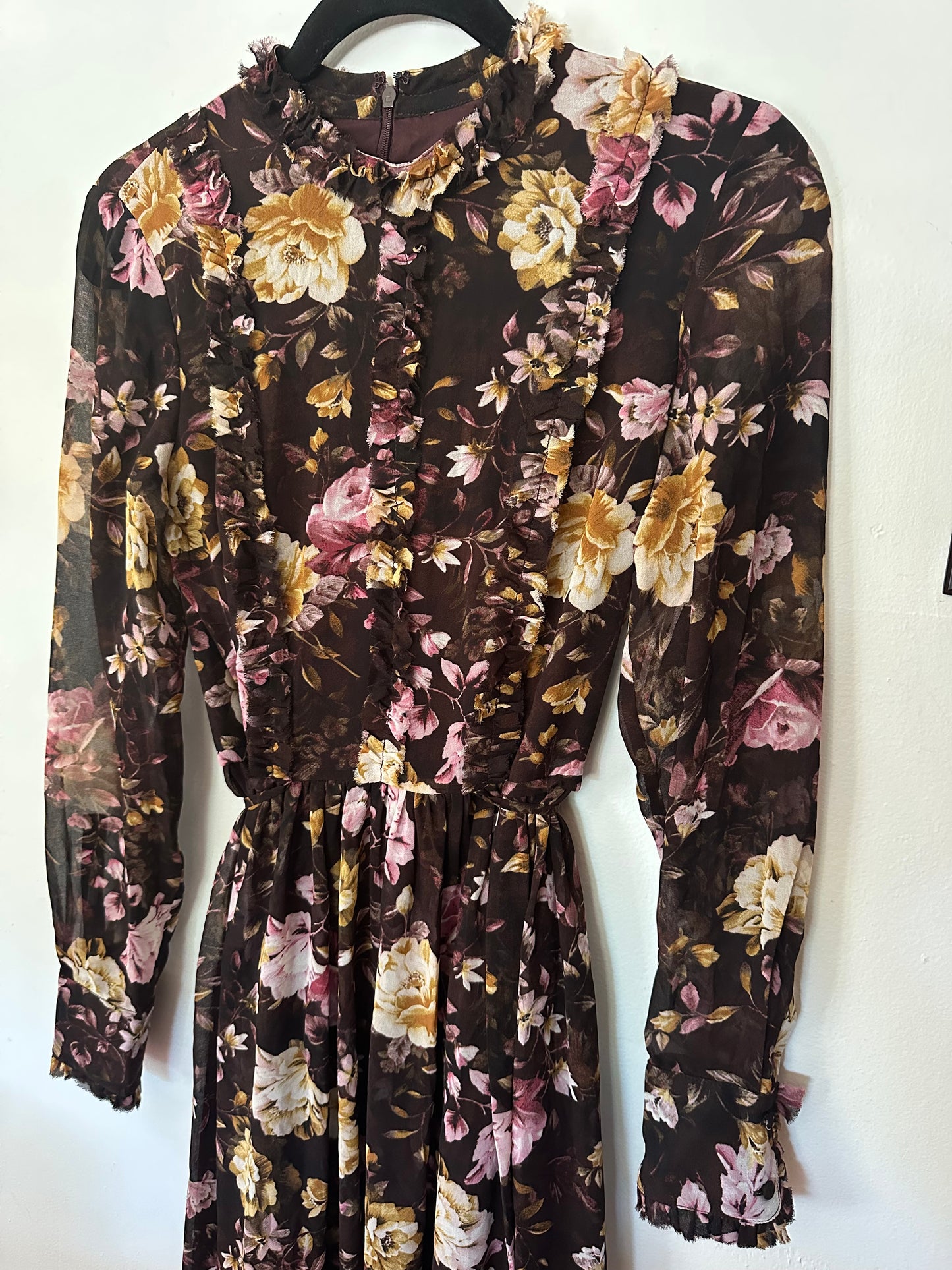 Gal Meets Glam | Maxi Floral Long Sleeve Dress, 2