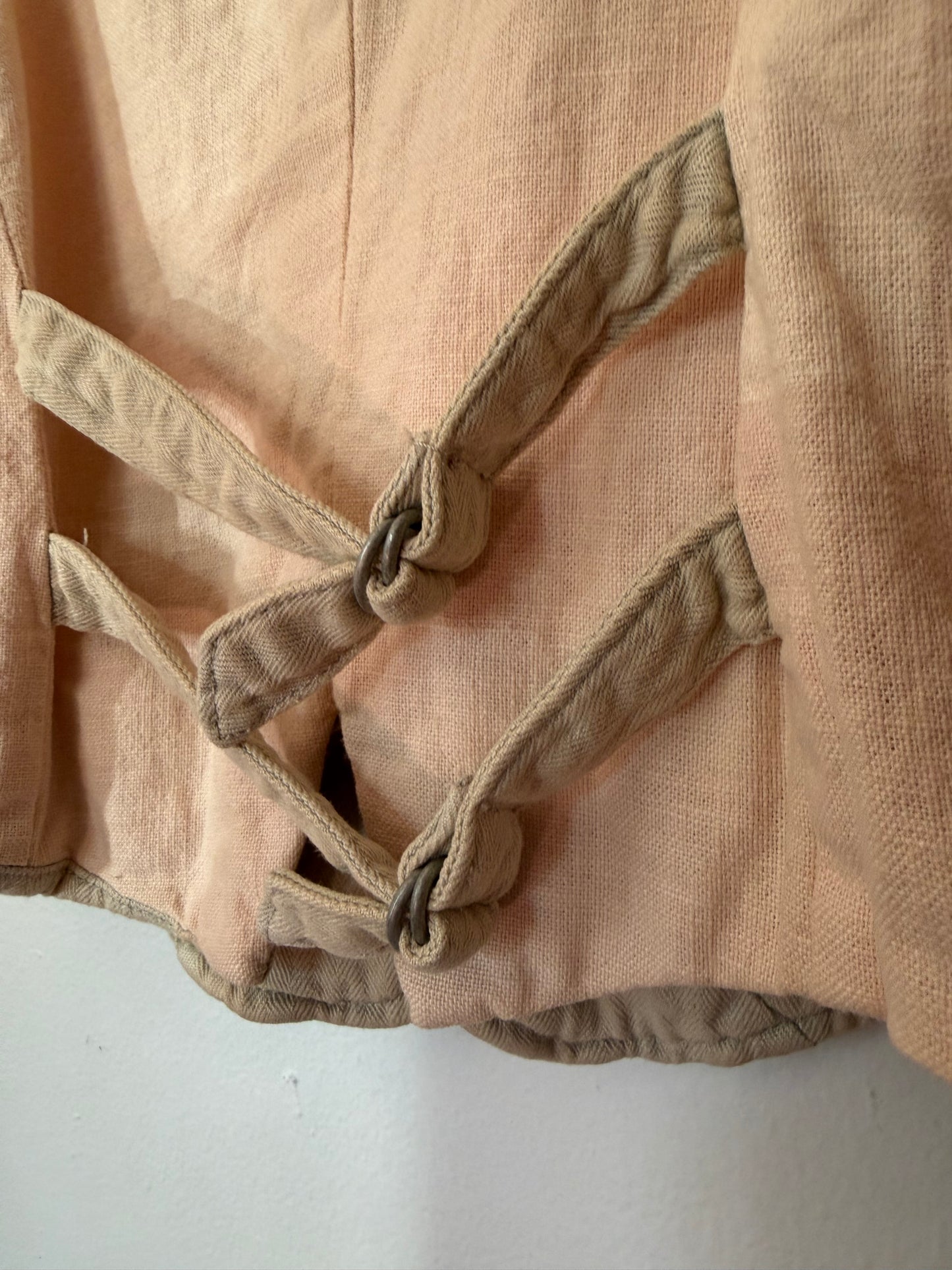 Free People | Linen/Cotton Blend Vest, XS