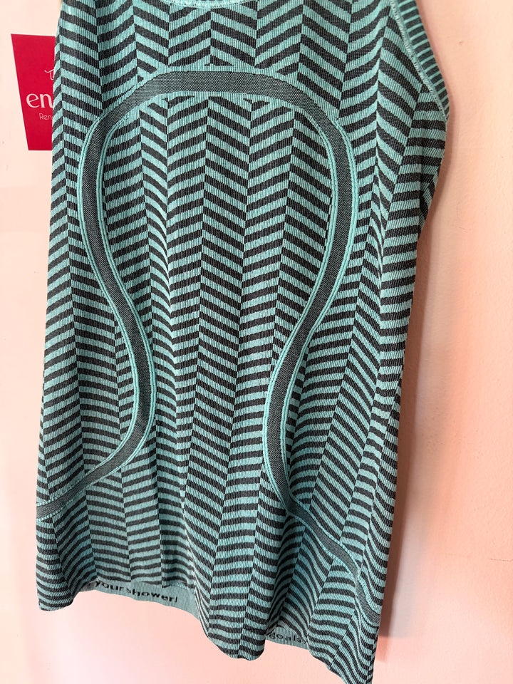 Blue/Dark Gray Lululemon Lululemon Tank Top, S