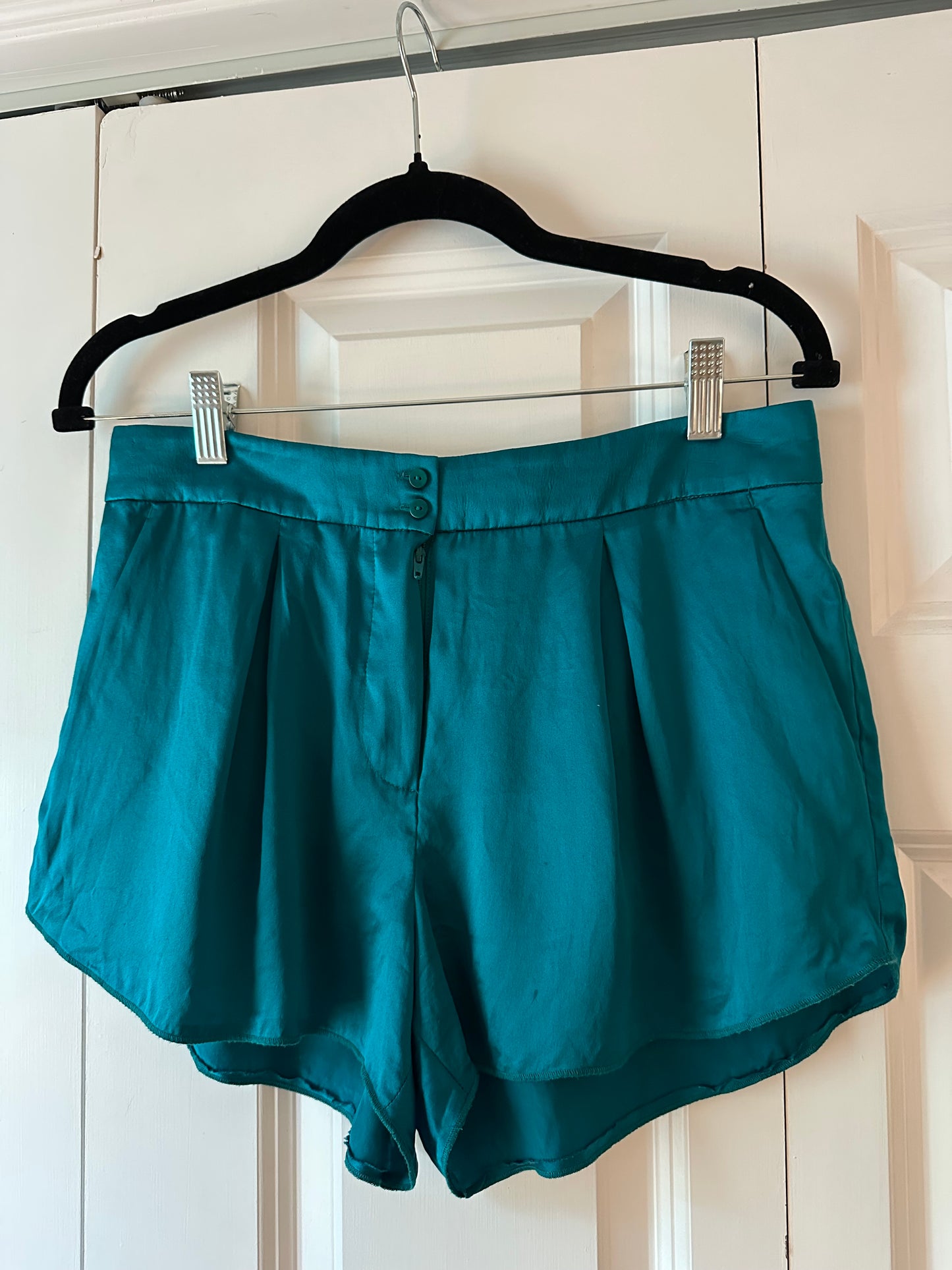 Artizia | Teal Satin Shorts