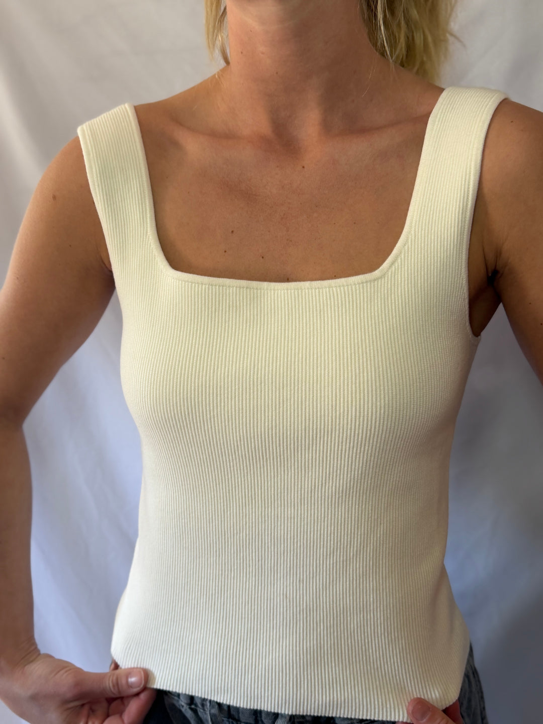 Reformation | Julia Ribbed Tank, L