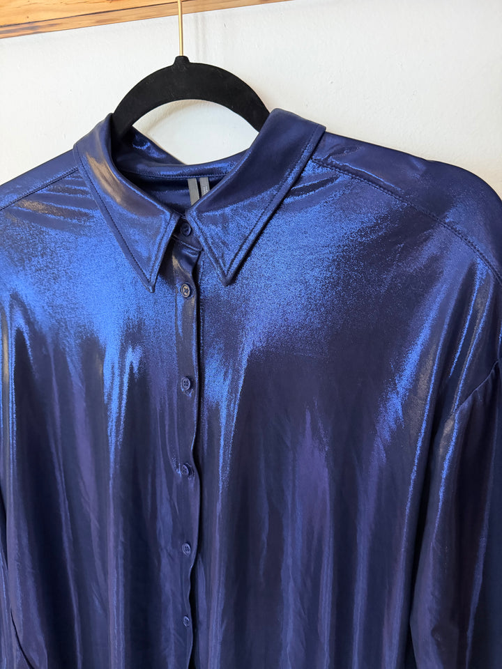 Anthropologie | Shine Button Down, S