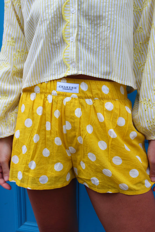 Chakeris Charleston | Polka Dot Boxer Shorts, S