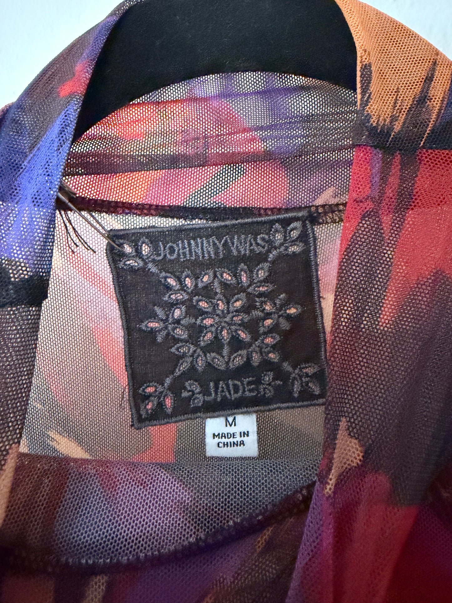 Johnny Was | Eclipse Blooms Mesh Tee