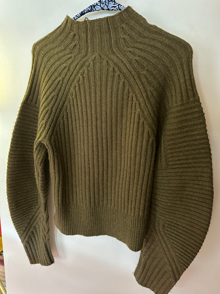 Rag and Bone | Army Green Wool Sweater
