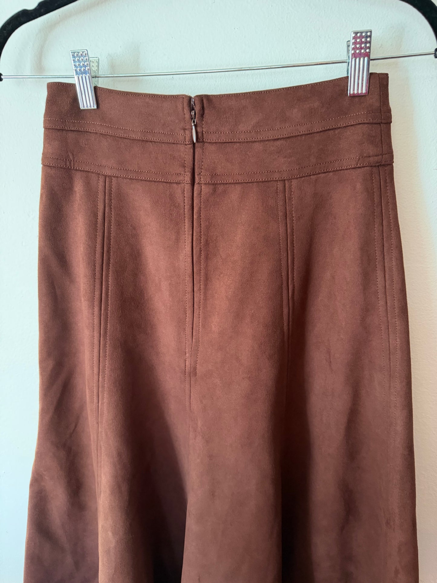 Tuckernuck | Ganache Suede Brynn Skirt, 0