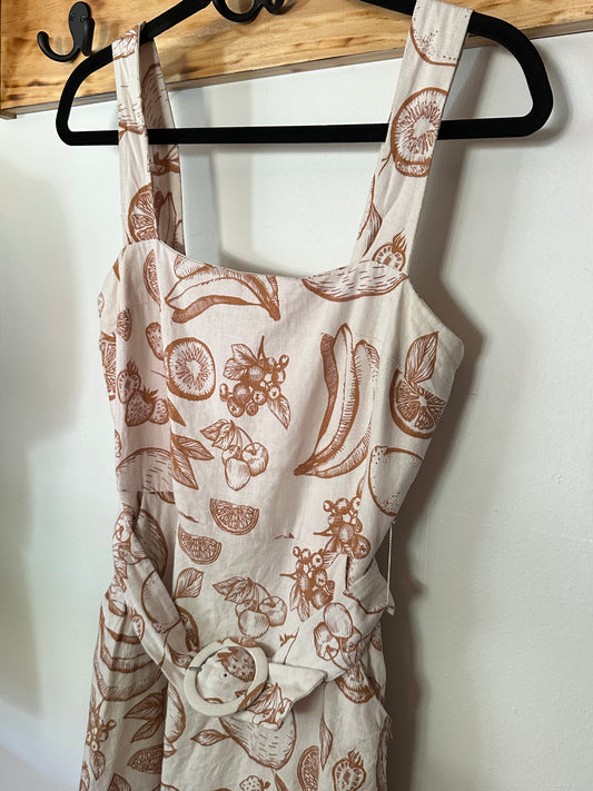 Amanda Uprichard | Linen Fruit Dress