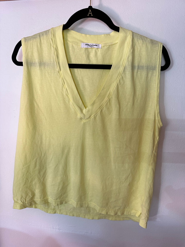 Perfectwhitetee | Bright Yellow Margot Tanka