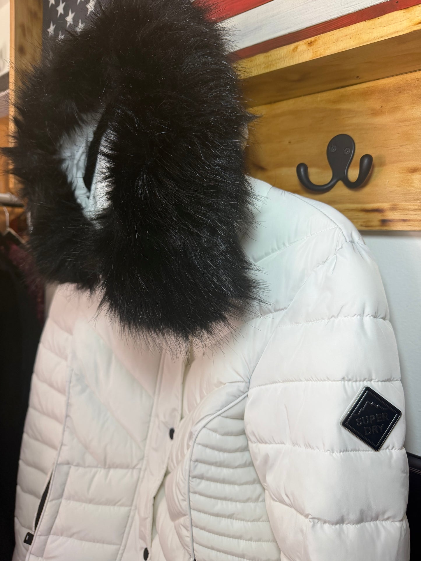 Superdry | Ski Puffer with Faux Fur Hood, S/M
