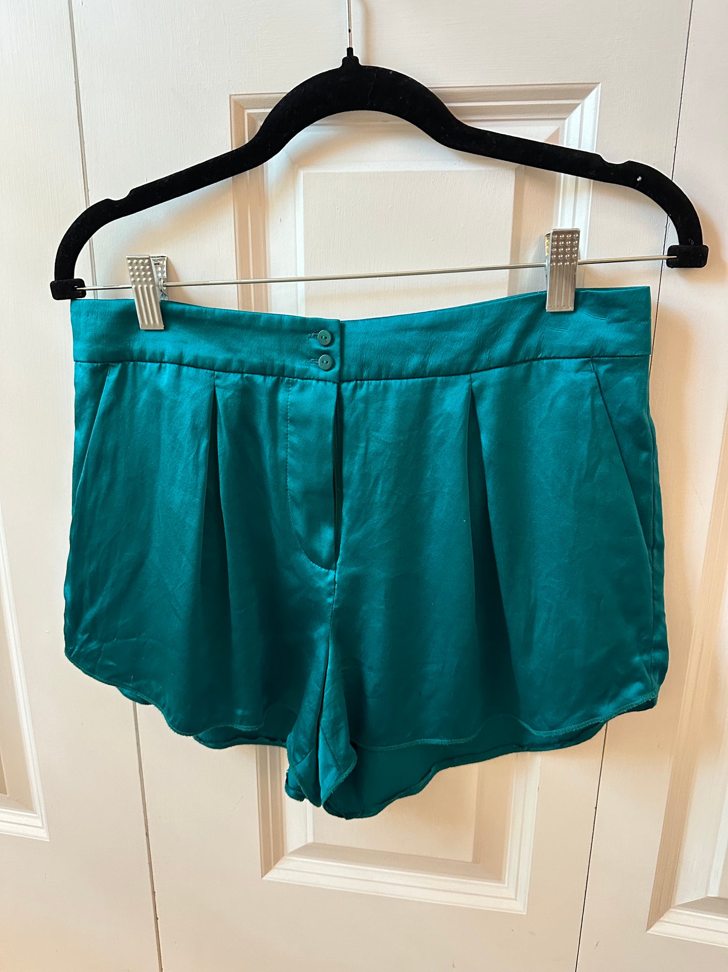 Artizia | Teal Satin Shorts