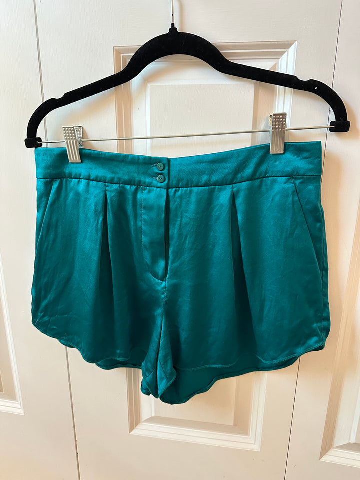 Artizia | Teal Satin Shorts