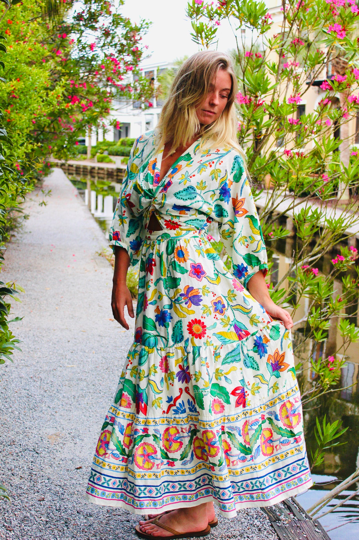 Zara | Floral Maxi Dress, S