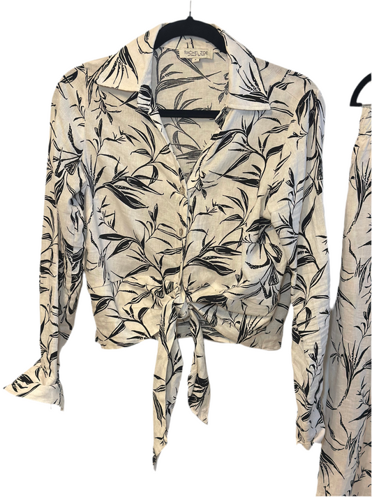 Rachel Zoe | Linen Printed Set