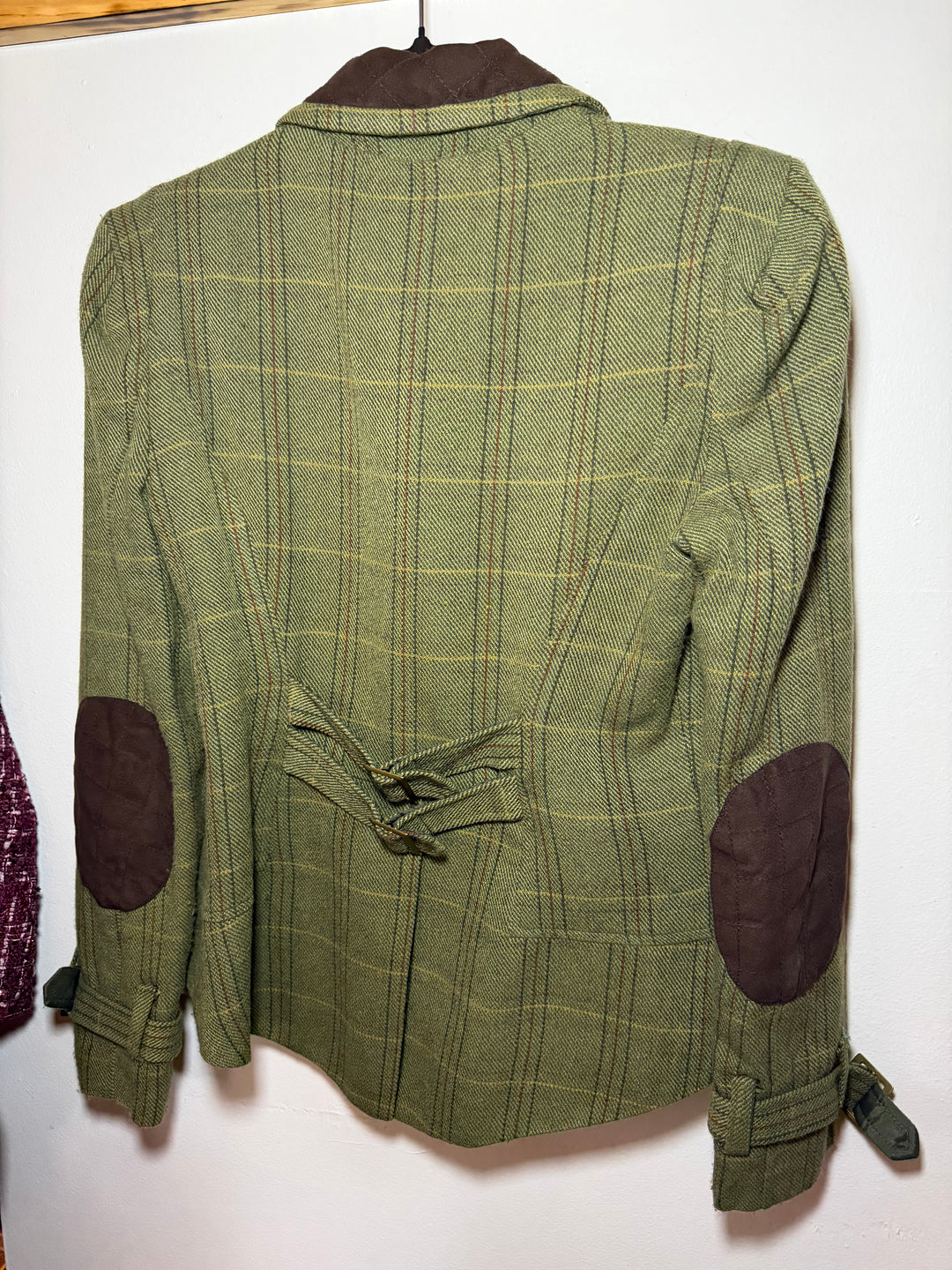 Willow and Clay | Plaid Suede Jacket, S