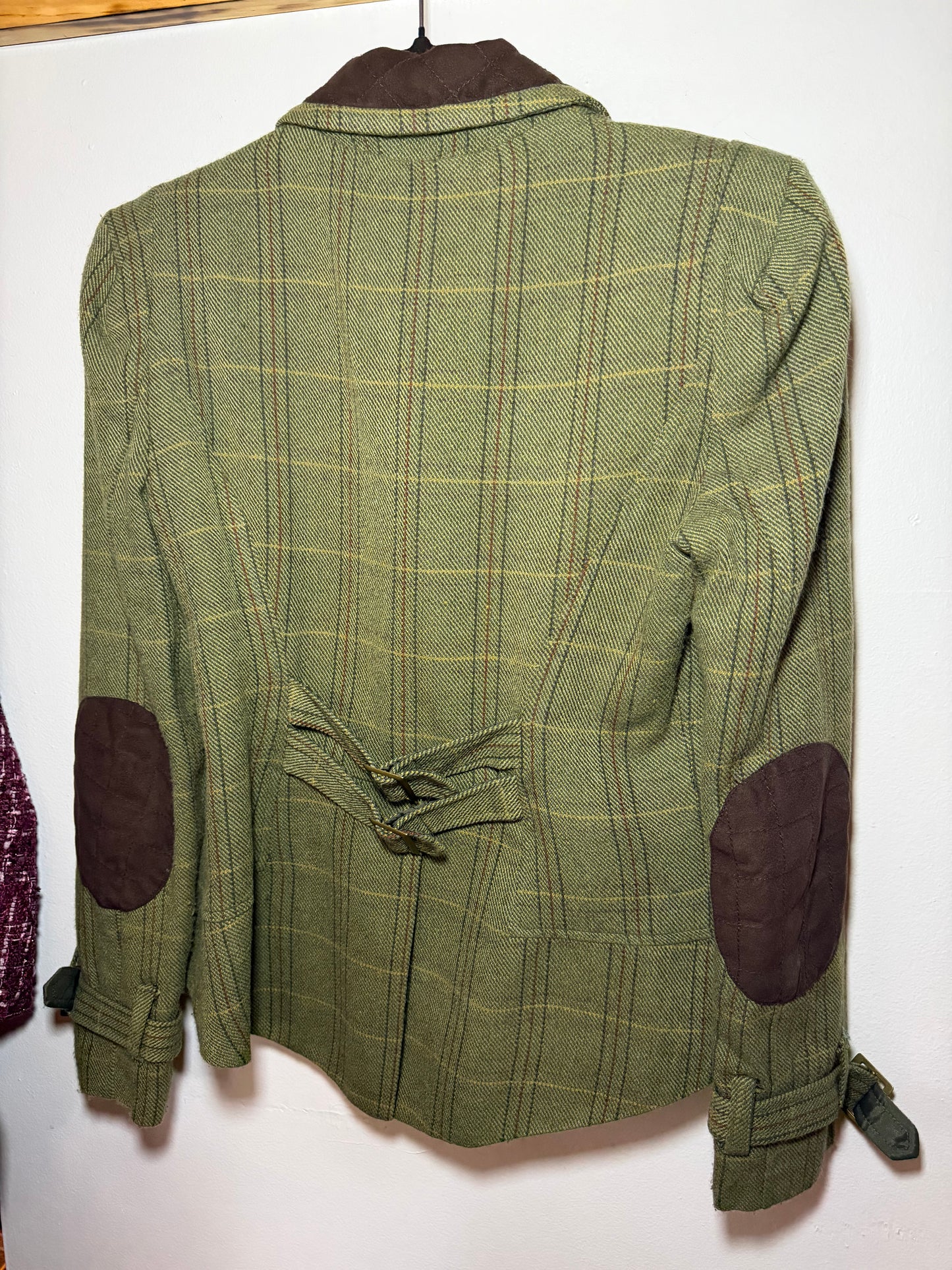 Willow and Clay | Plaid Suede Jacket, S