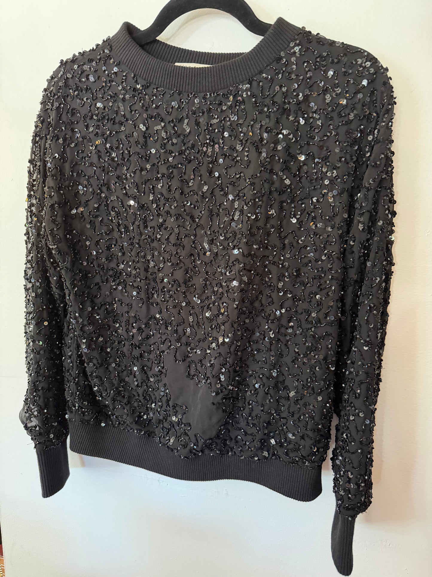 Alice + Olivia Sequin Pullover, S/P