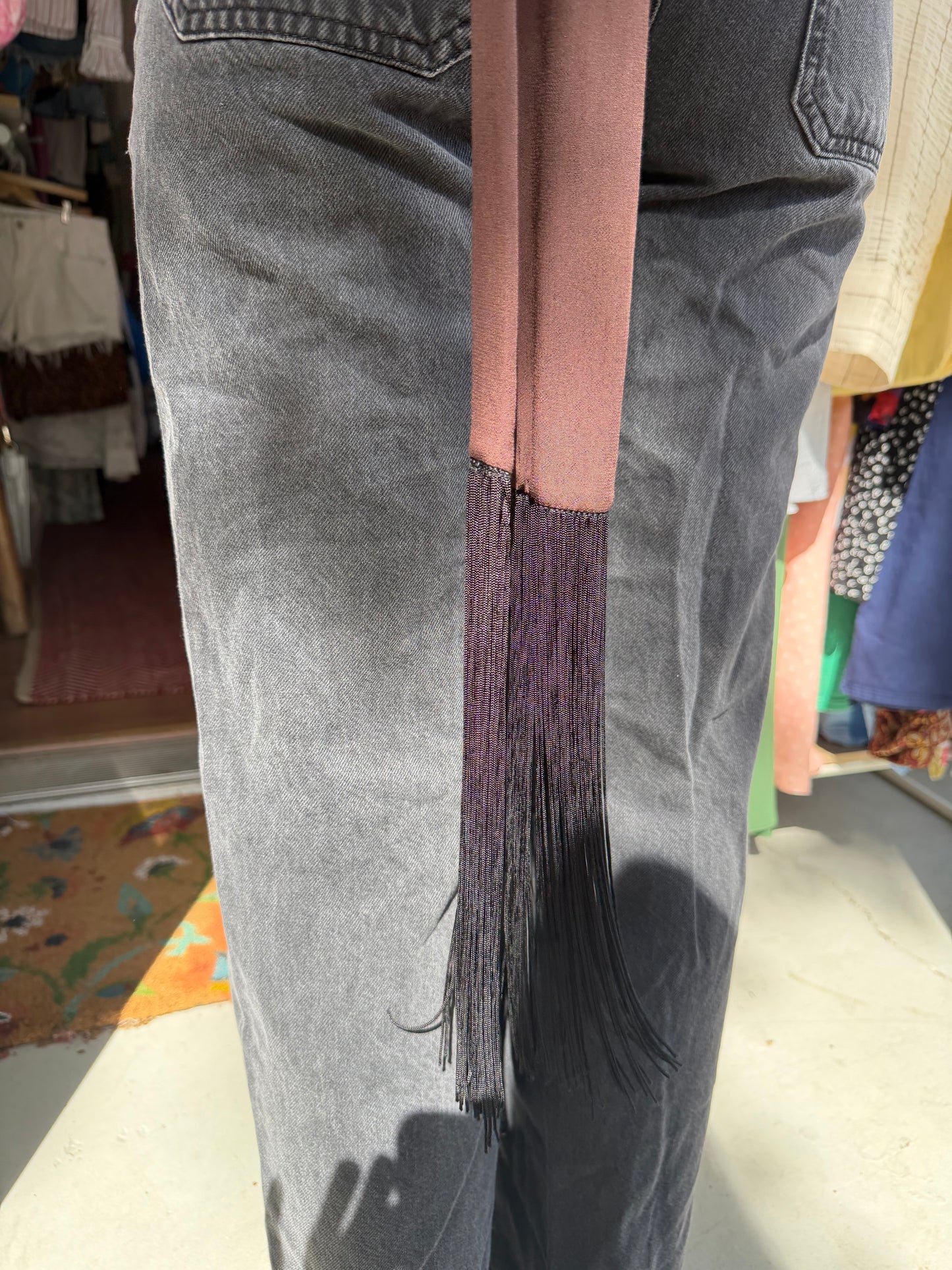 Mango | One Should Wrap Neck Tassel, XS
