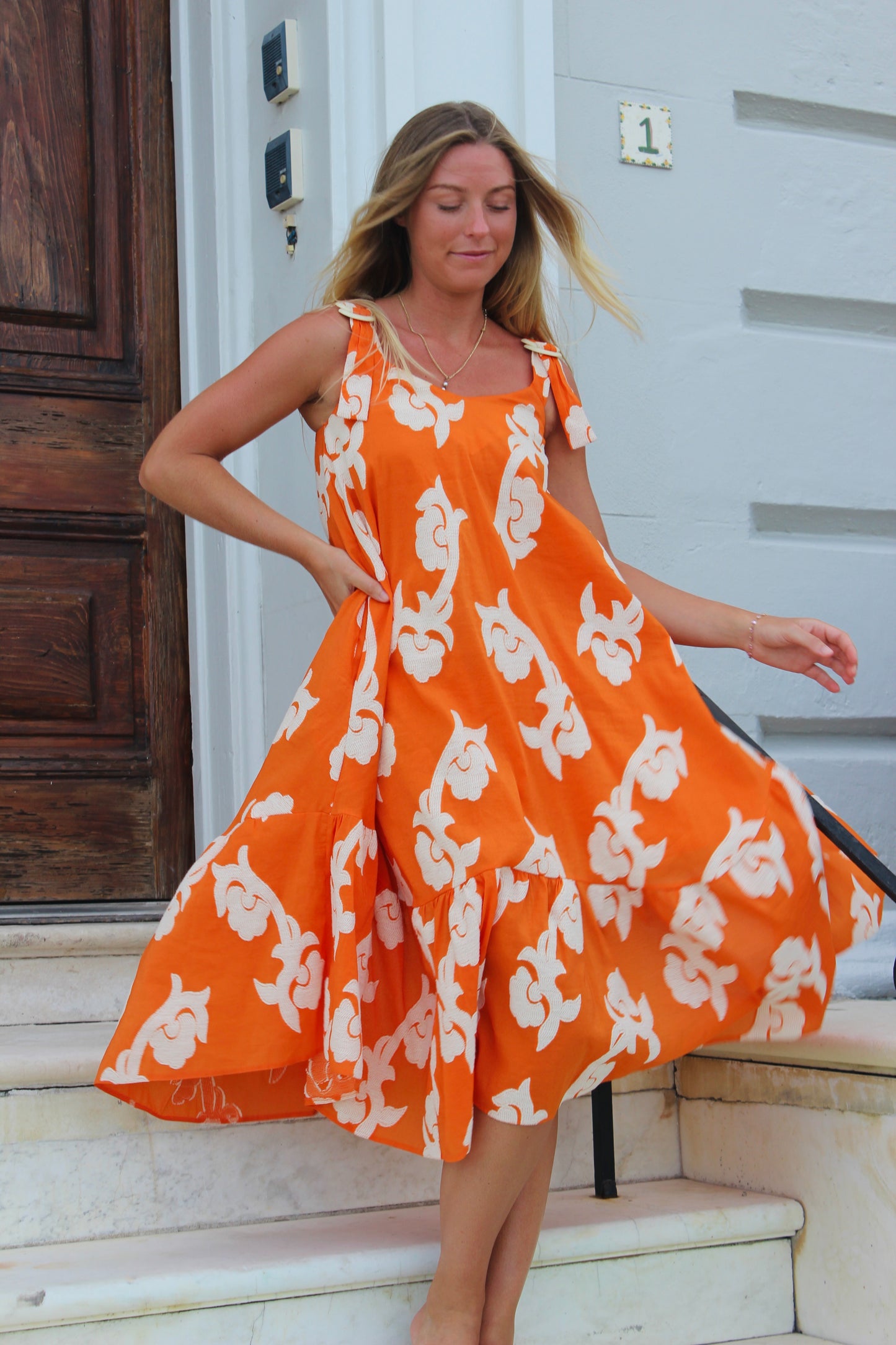 Exquise | Phoebe Flounce Dress, XS/P