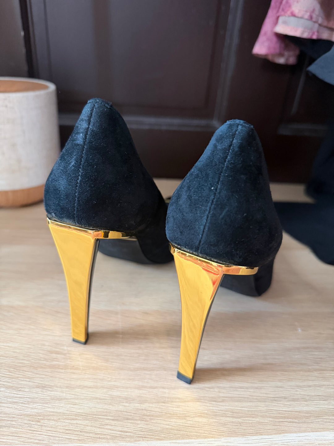 Jeffrey Campbell | Black Suede Pumps, 7.5