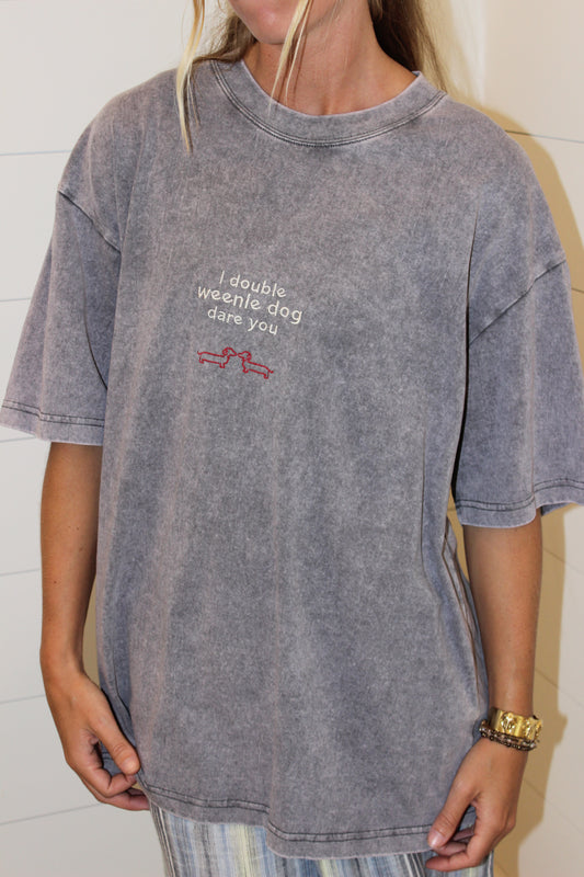Endsley | Double Weenie Dog Tee 100% Cotton, L
