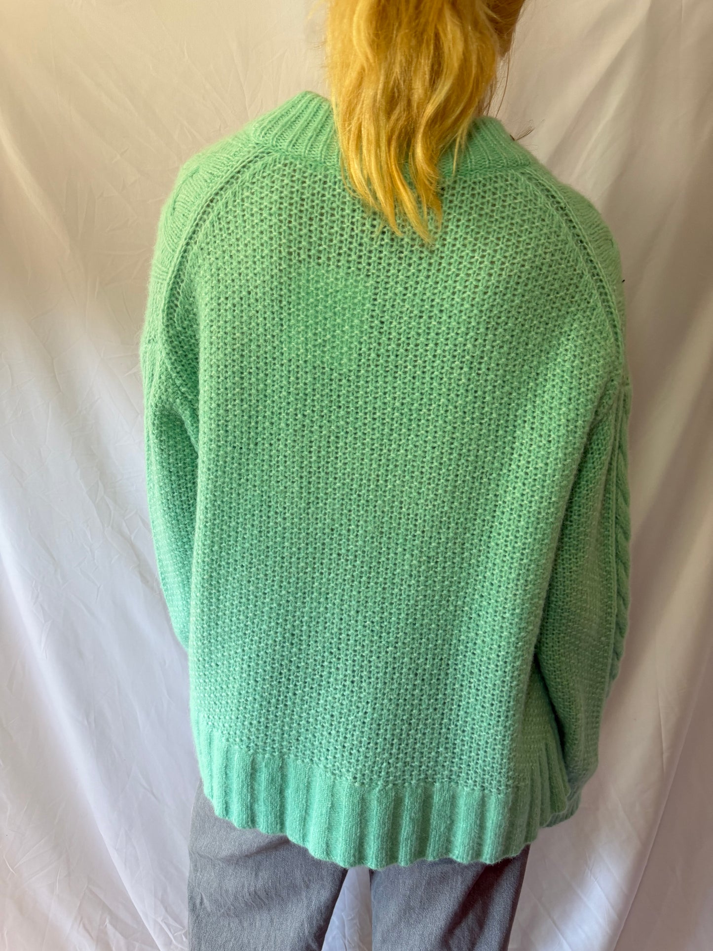 Everlane | Chunky Wool Cotton Alpaca Sweater, L