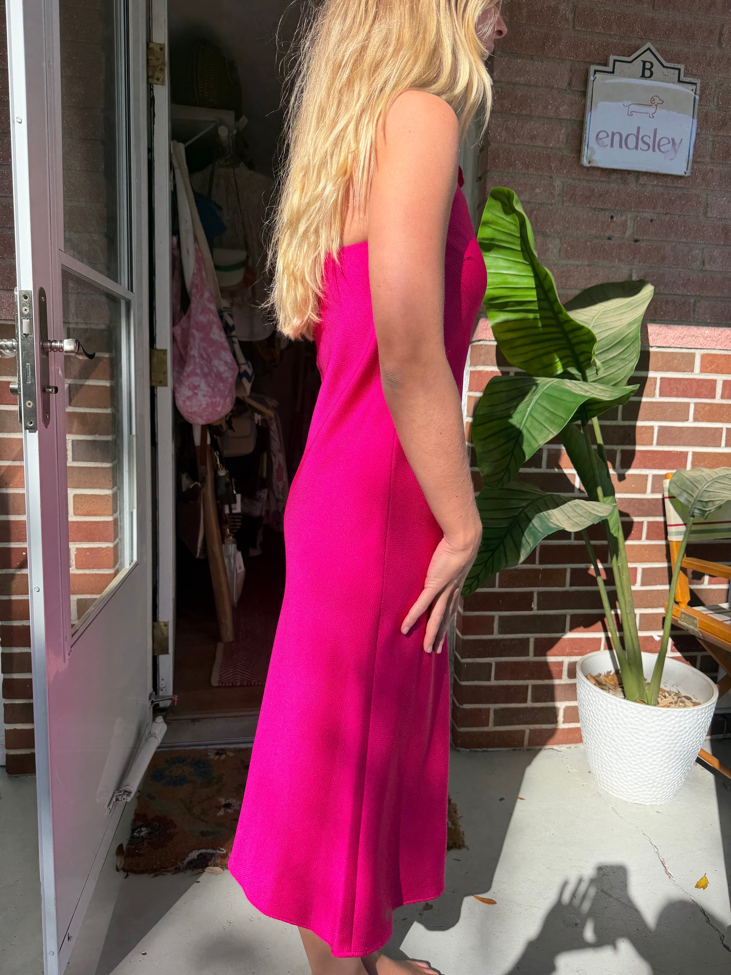 Lucy Paris | Halter Midi Dress, S