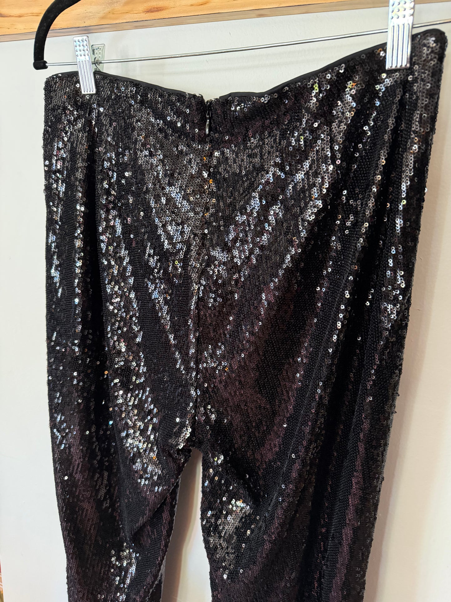 L'agence | Black Sequin Pants, 8