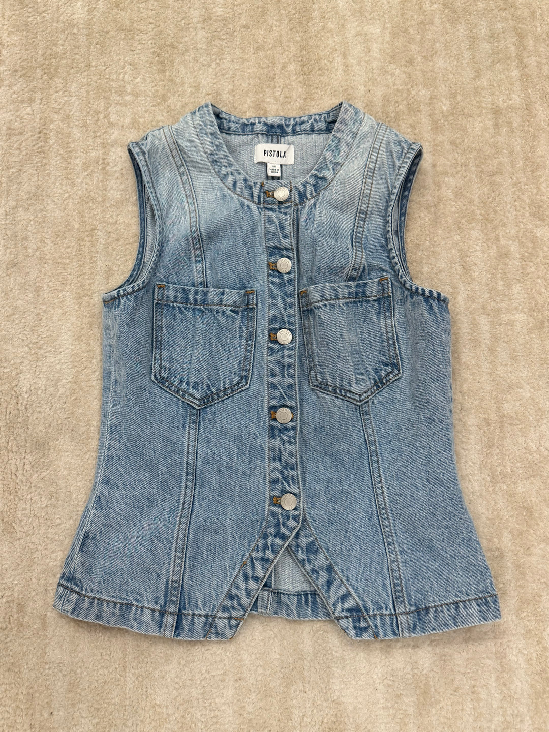 Pistola | Denim Vest, XS