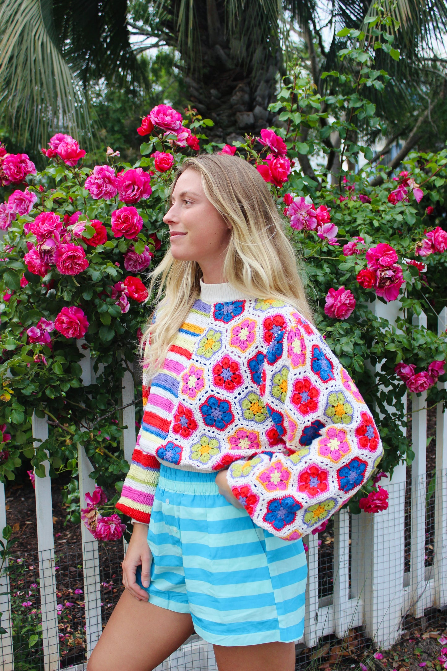 Farm Rio | Colorful Knit Sweater, S