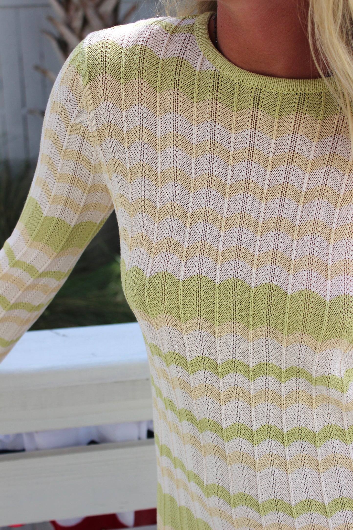 DO + BE | Crochet Long Sleeve Dress, XS/S