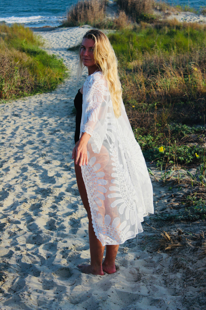 David and Young | Lace Robe, OS