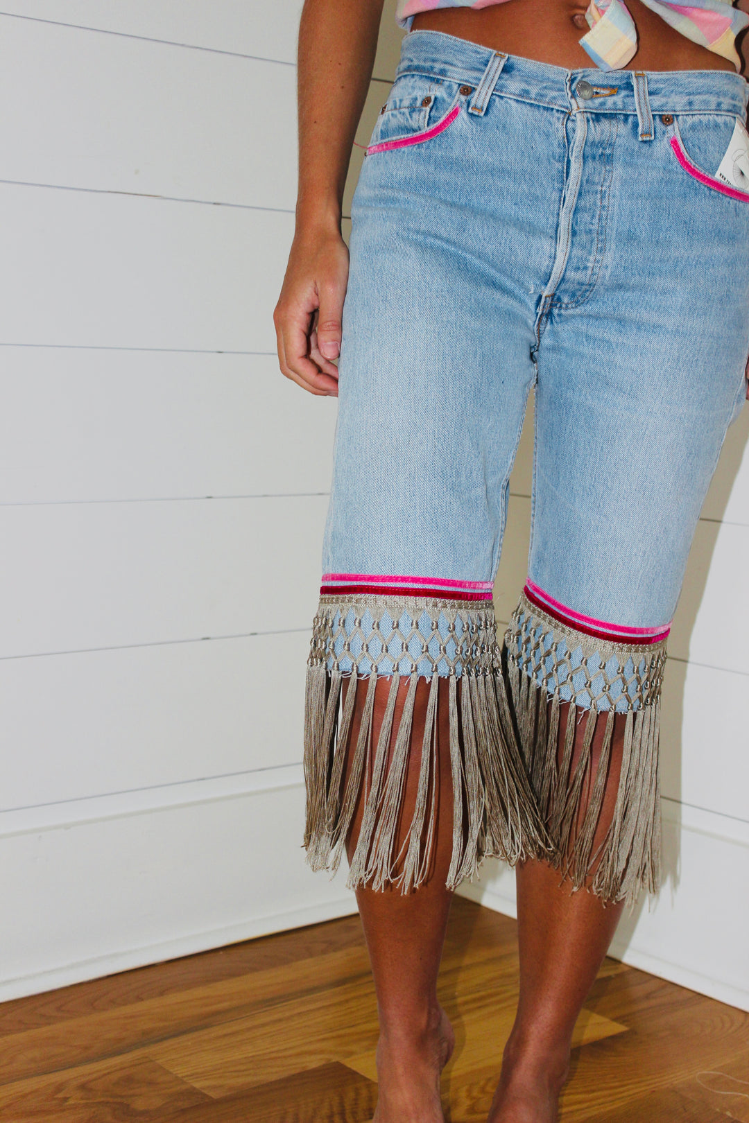 Levi | Fringe Shorts, S