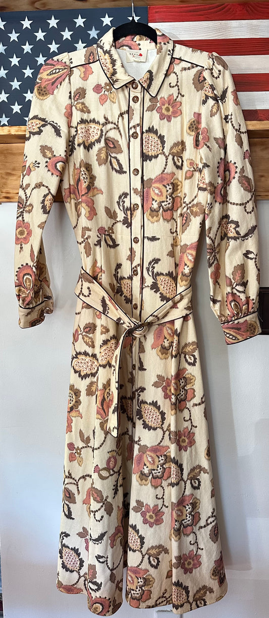Sezane | Cotton Maxi Floral Dress, 36 / 4
