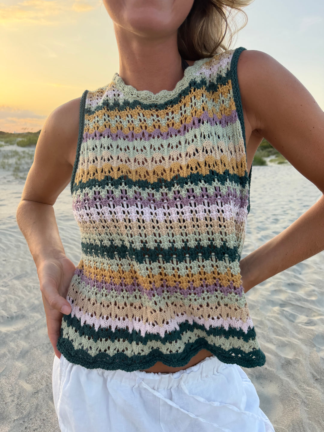 Crochet Tank, L