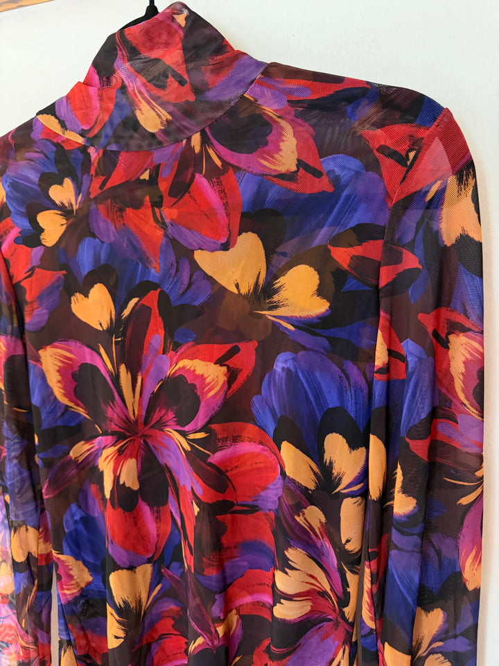 Johnny Was | Eclipse Blooms Mesh Tee