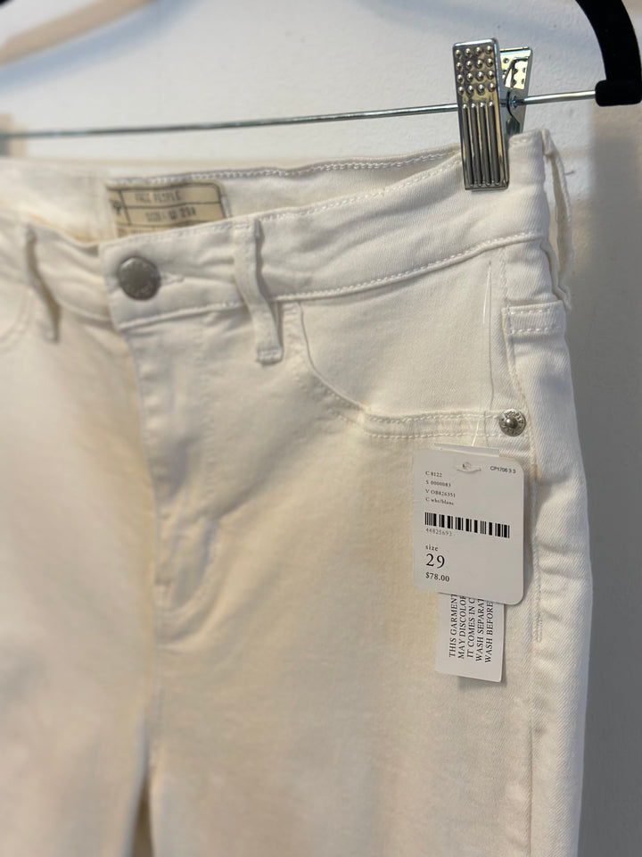 Free People | White Skinny Jeans