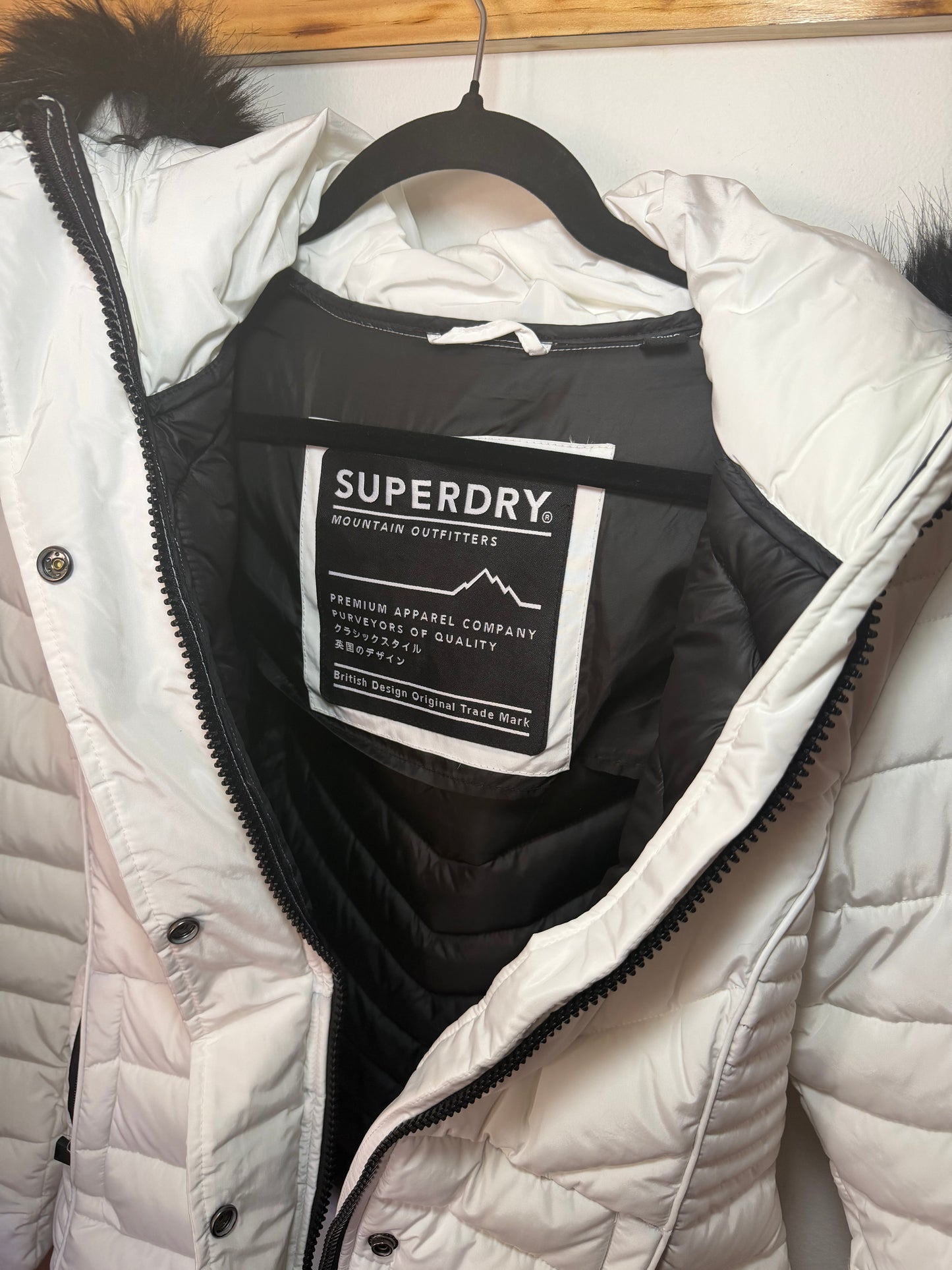 Superdry | Ski Puffer with Faux Fur Hood, S/M