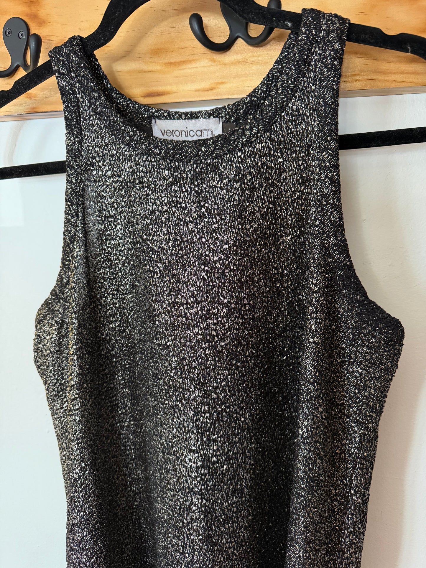 Veronica M | Sleeveless Shimmer Dress, L