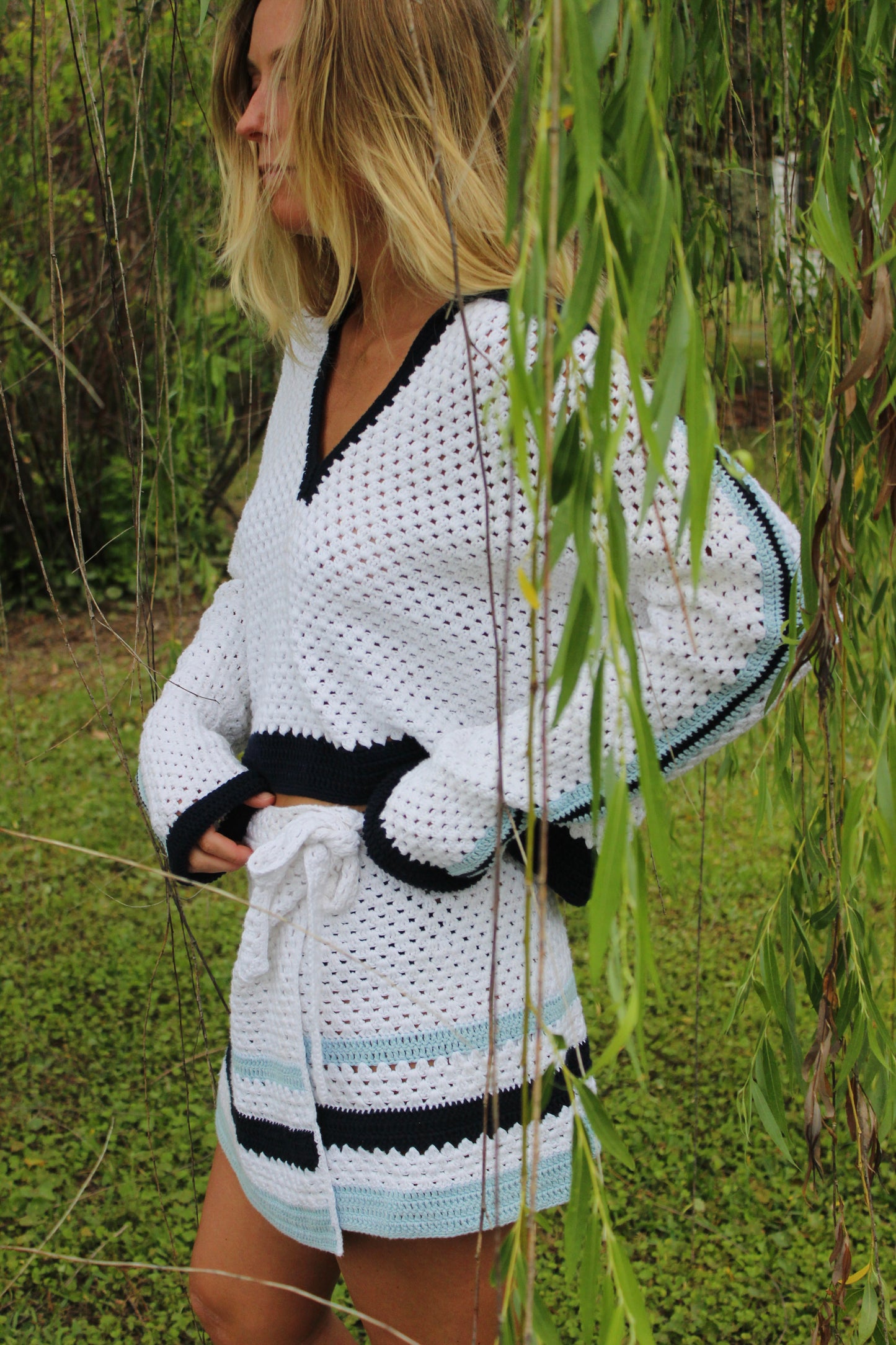 The Upside Down | Wrap Knit Skirt + Sweater, 8