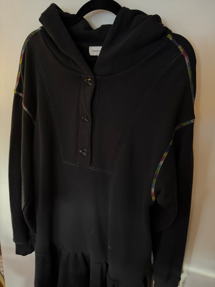 Something Navy | Dottie Hoodie Dress, S