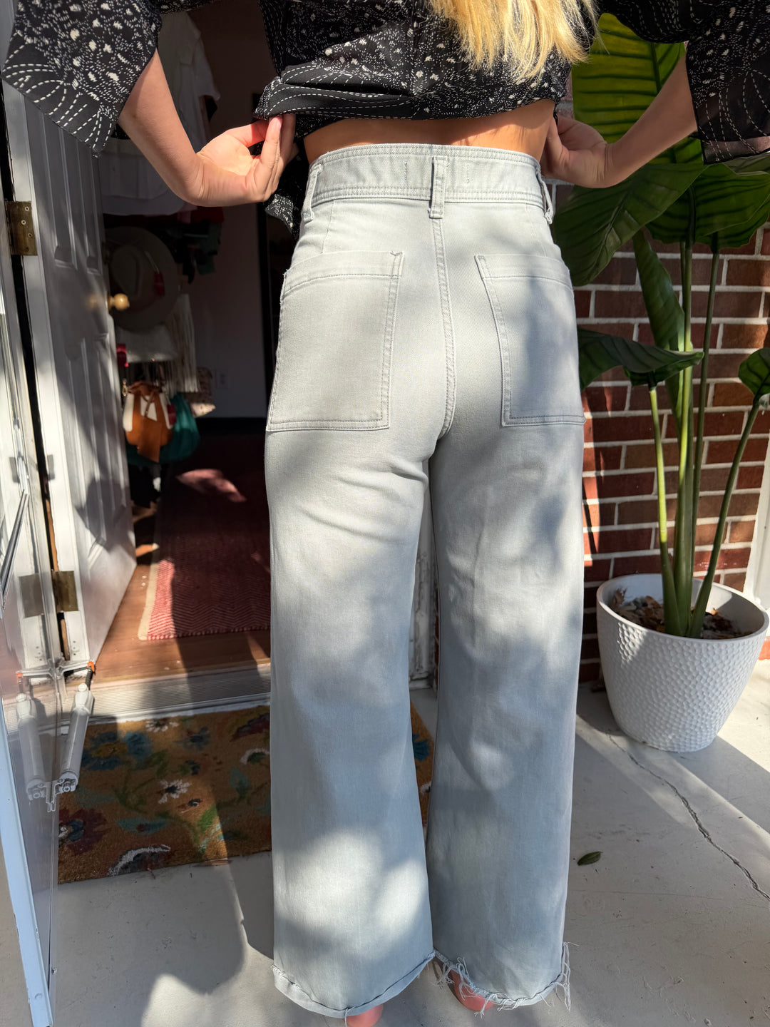 Zara | Straight/Wide Leg Jean, 6