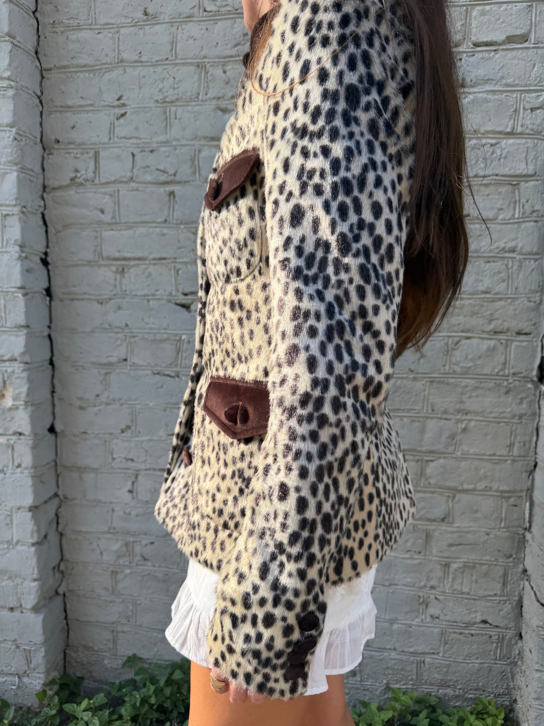 Carelli | Carol Leopard Jacket, XS