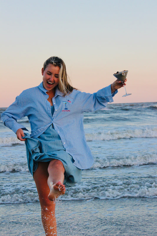 Endsley | "Extra Fourthy" Martini Button Down, L