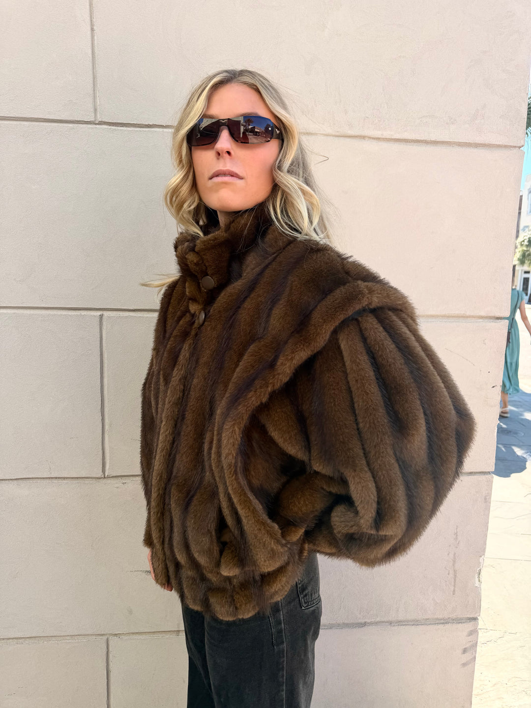 Ducie | Katja Fur Jacket, XS (Oversized)