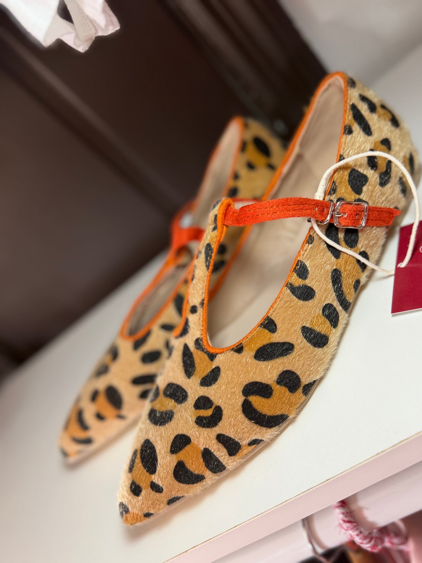 Ballet Flats | Cheetah Printed Ballet Flats, 8