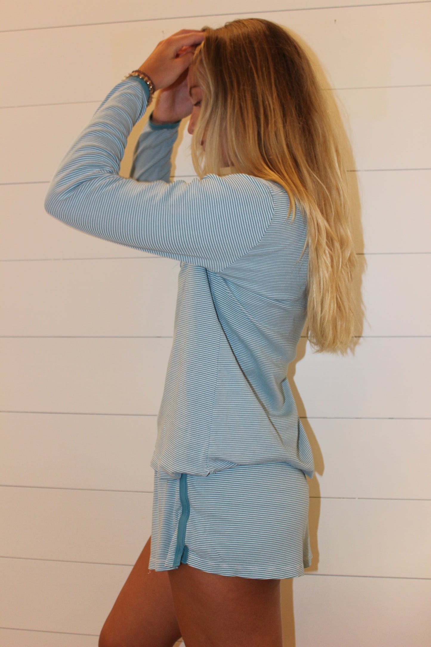 Lake |  Long Sleeve + Short Set, M