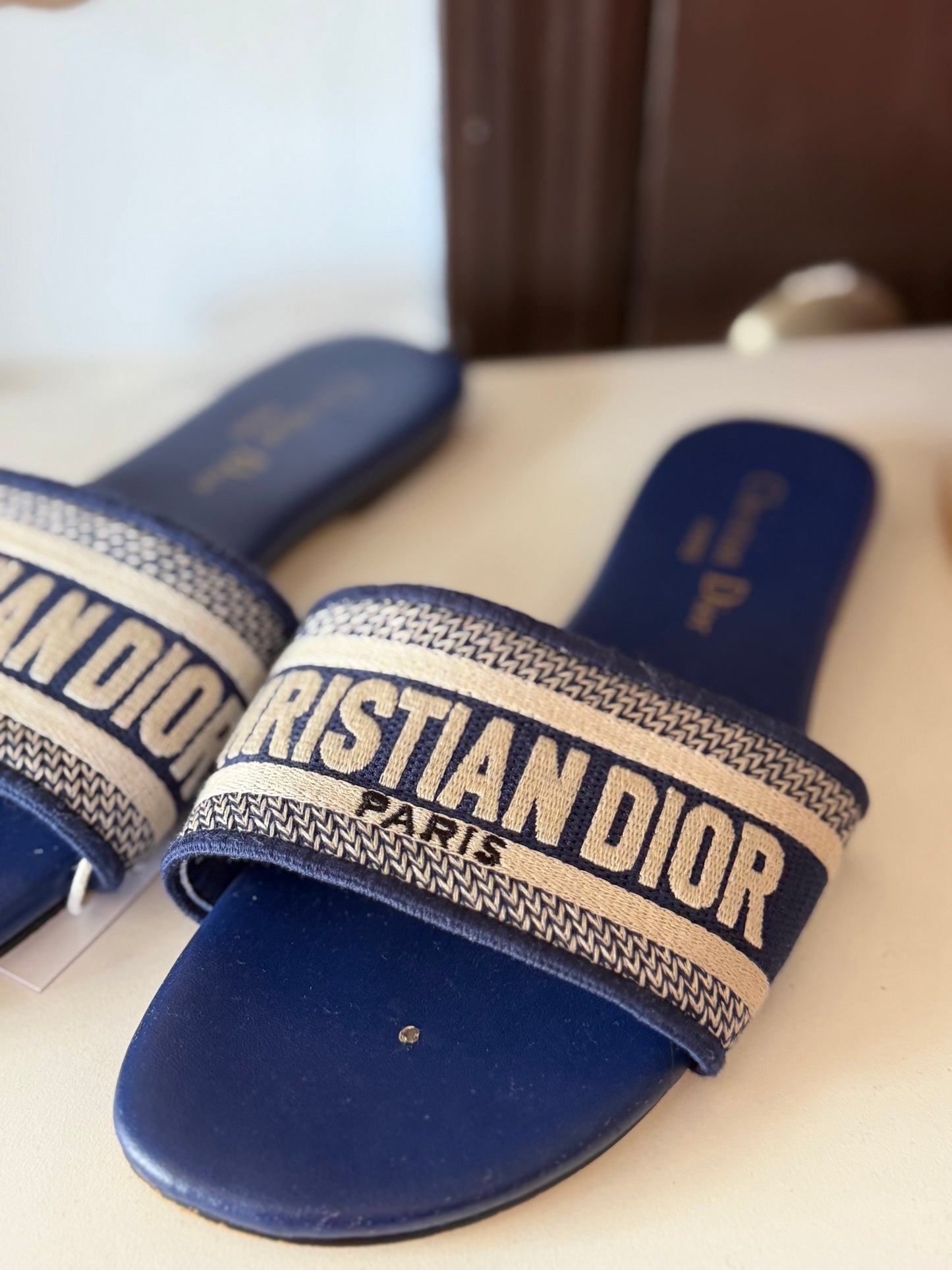 Christian Dior | Slip on Sandals, 40 (9/9.5)