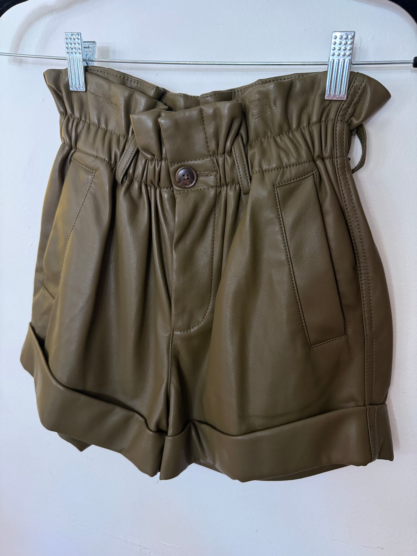 BlankNYC | Paper Bag Leather Shorts